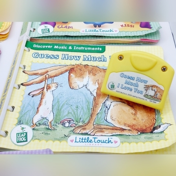 Pink with Purple Pillow Little Readers Leap Pad Lot Of books and Cartridges - Picture 5 of 11